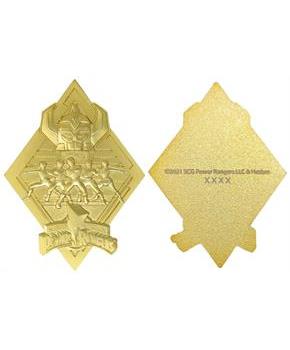 Power Rangers Limited Edition 24k Gold Plated Medallion