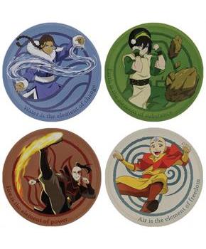 Avatar: The Last Airbender Metal Coaster Set of 4