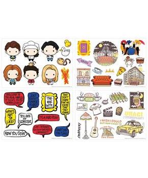 Friends Tech Decals | 48 Reusable Stickers