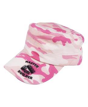 Master Builder Pink Camo Military Cap