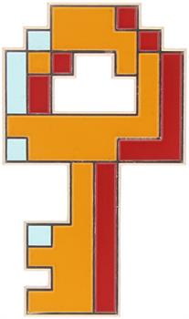 Legend of Zelda Diecast Metal 8-Bit Boss Key Replica
