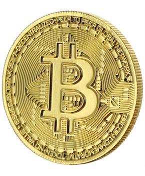 Bitcoin Gold Plated Commemorative Collector&#39;s Coin