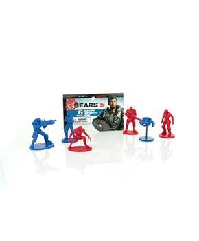 Gears 5 Nanoforce Army Builder Pack | Includes 6 Gears Of War Army-Men Figures