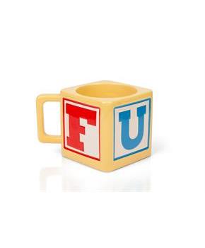 My First Cuss Word Block Mug - 12-Ounces