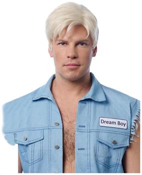 Dream Boy Adult White Costume Wig