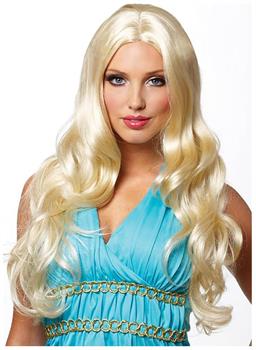 Goddess Adult Blonde Costume Wig