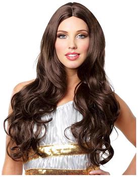Goddess Adult Brown Costume Wig