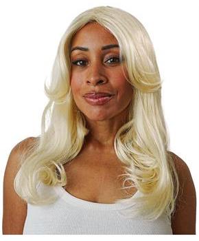 Blonde 70s Feathered Adult Costume Wig | One Size
