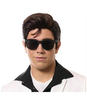 King of Rock Adult Costume Wig | Black