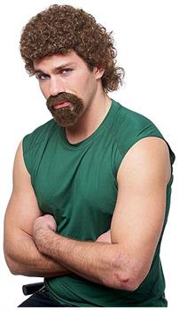 Kenny Men&#39;s Costume Wig with Beard - Brown