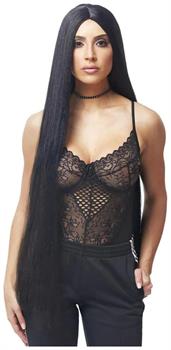 Royalty Adult Black Costume Wig
