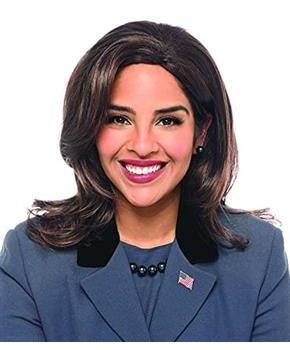 Veep Brown Adult Costume Wig