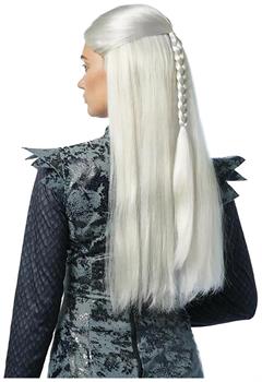 Dragon Princess Adult Platinum Costume Wig