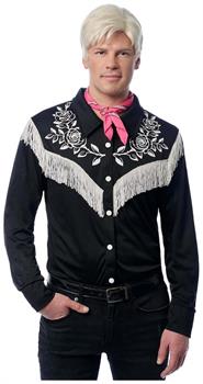 Barbie-Inspired Dream Boy Western Shirt Adult Costume