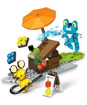 Pokemon Froakie vs. Dedenne Mega Construx Set