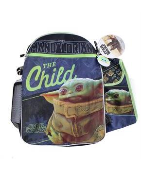 Star Wars The Mandalorian The Child 16 Inch Backpack 5-Piece Se
