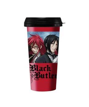Black Butler Grell and Sebastian 16oz Travel Cup