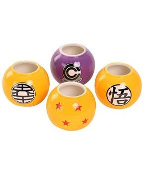 Dragon Ball Z Mini Molded Mug 4-Pack
