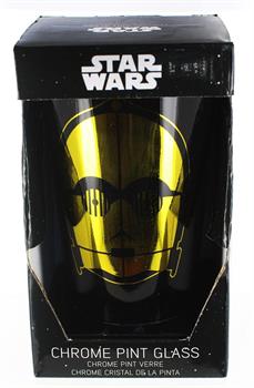 Star Wars C3PO Chrome Pint Glass
