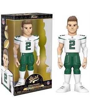 NY Jets NFL Funko Gold 12 Inch Vinyl Figure | Zach Wilson