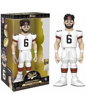 Cleveland Browns NFL Funko Gold 12 Inch Vinyl Figure | Baker Mayfield Chase
