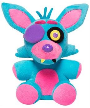 Five Nights at Freddy's 6 Inch Plush | Foxy Blacklight (Blue)