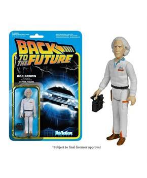 Reaction Back To The Future Doc Brown 3.75" Action Figure