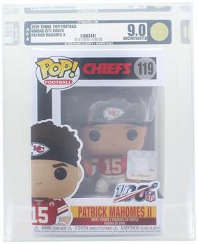 Kansas City Chiefs NFL Funko POP Vinyl Figure | Patrick Mahomes II | Rated AFA 9.0