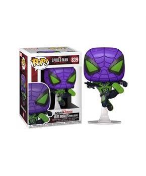 Marvel Spider-Man Funko POP Vinyl Figure | Miles Morales Purple Reign Suit