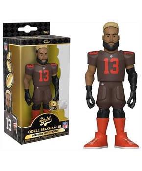 Cleveland Browns NFL Funko Gold 5 Inch Vinyl Figure | Odell Beckham Jr CHASE