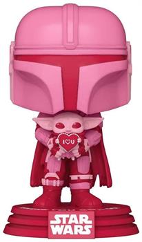Star Wars Funko POP | Valentine's Edition Mandalorian with Grogu