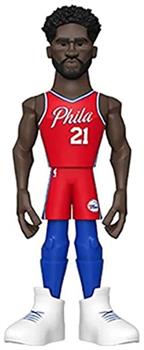 Philadelphia 76ers NBA Funko Gold 5 Inch Vinyl Figure | Joel Embiid