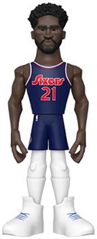 Philadelphia 76ers NBA Funko Gold 5 Inch Vinyl Figure | Joel Embiid CHASE