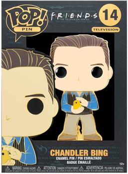 Friends 3 Inch Funko POP Pin | Chandler
