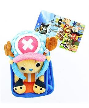 One Piece Plush Phone Case Chopper (Kyun Version, Closed Mouth)