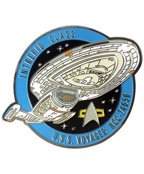 Eaglemoss Star Trek: Voyager USS Voyager (NCC-74656) Enamel Pin