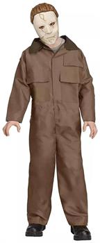 Michael Myers Costume With Memory Flex Mask Child