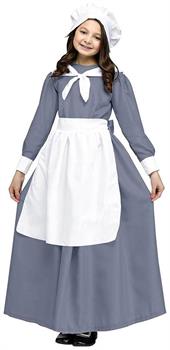 Pilgrim Girl Child Costume