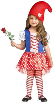 Li'l Miss Gnome Toddler Costume
