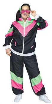 80&#39;s Track Suit Women&#39;s Costume, Plus Size