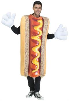Hot Dog Adult Costume | One Size