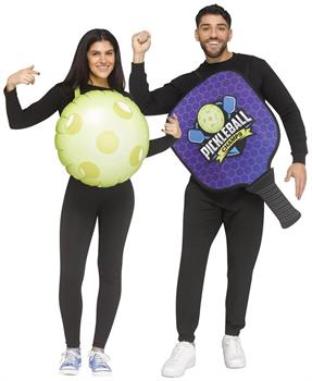 Pickleball Adult Couples Costume | One Size Fits Most