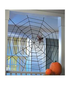 5 Foot Rope Spider Web Halloween Decoration