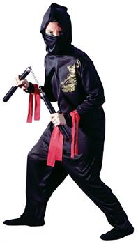Black Ninja Costume Child