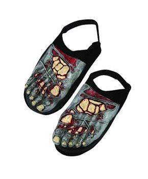 Zombie Bone Foot Covers Costume Accessory Adult
