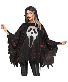 Ghost Face Adult Costume Poncho
