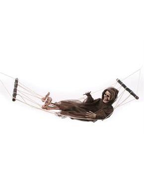 64" Lazy Bones Hammock Reaper Halloween Decor