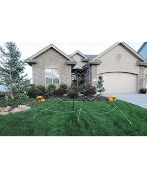 Mega Spider Web Outdoor Halloween Decoration