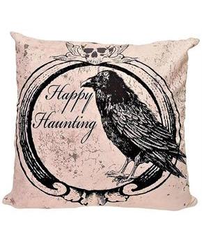 Raven 18 Inch Halloween Pillow Cover