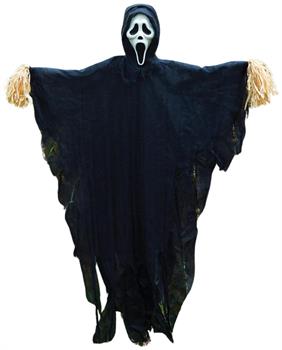 Ghost Face 5 Foot Scarecrow Halloween Decor